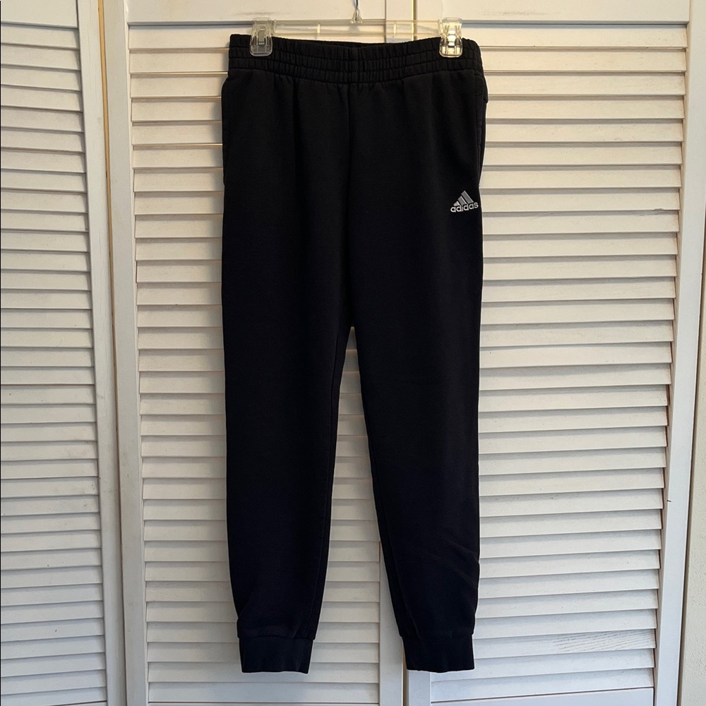 Adidas Black Joggers with Logo